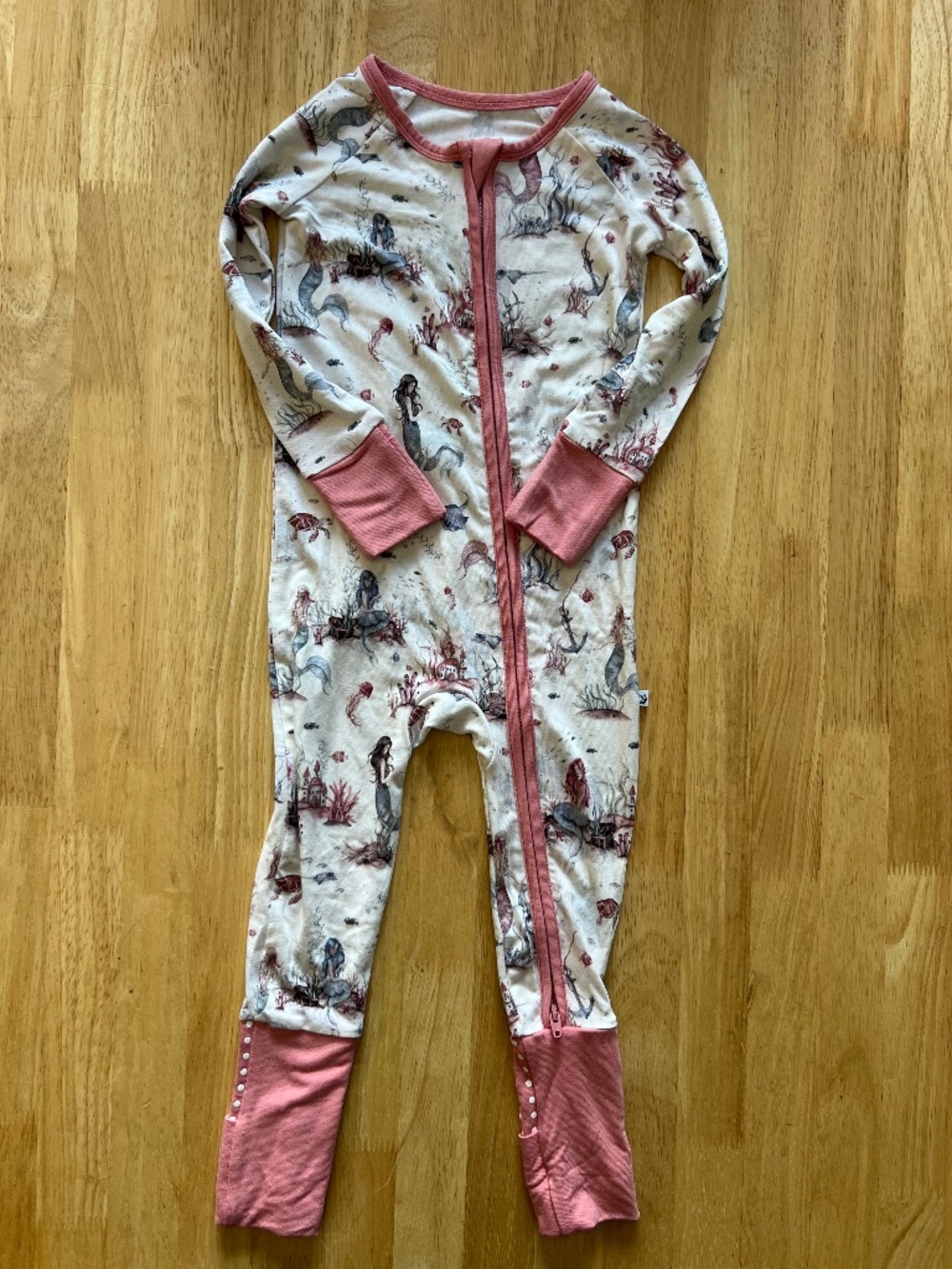 Big Dreama Little Jimmies Girls Bamboo Mermaid Ocean Pajamas NWOT